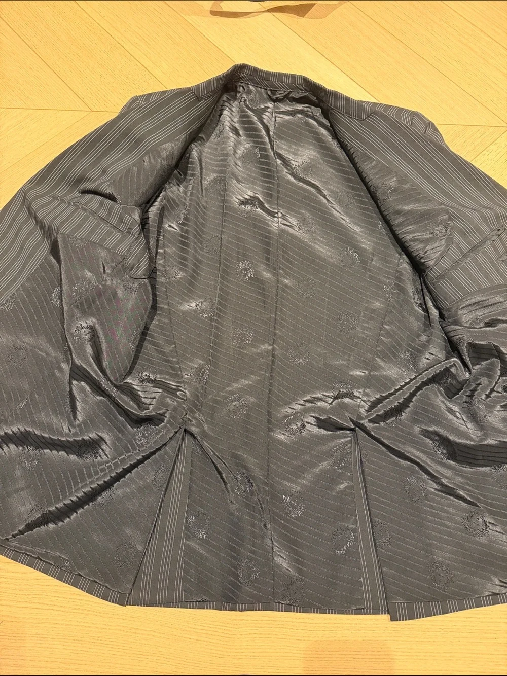 Custom-Made Pinstripe three-piece suit